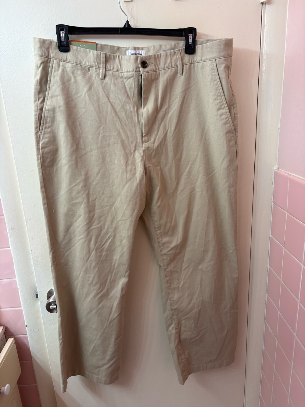 Goodfellow & Co Men's Straight-Leg Chinos in Khaki